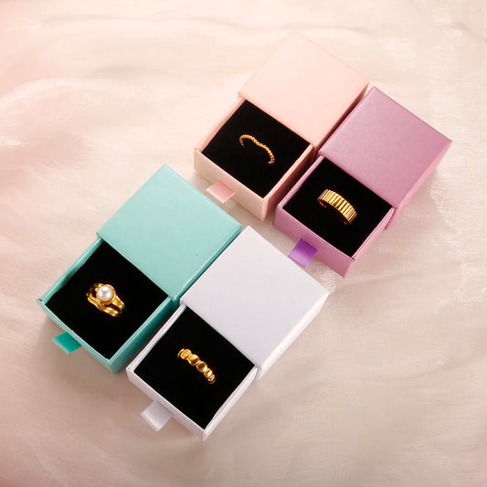Fashion Jewelry Packaging Box Bag Flannel Bag for Ring Bangle Bracelet Necklace Earrings Set Exquisite Packaging Gift
