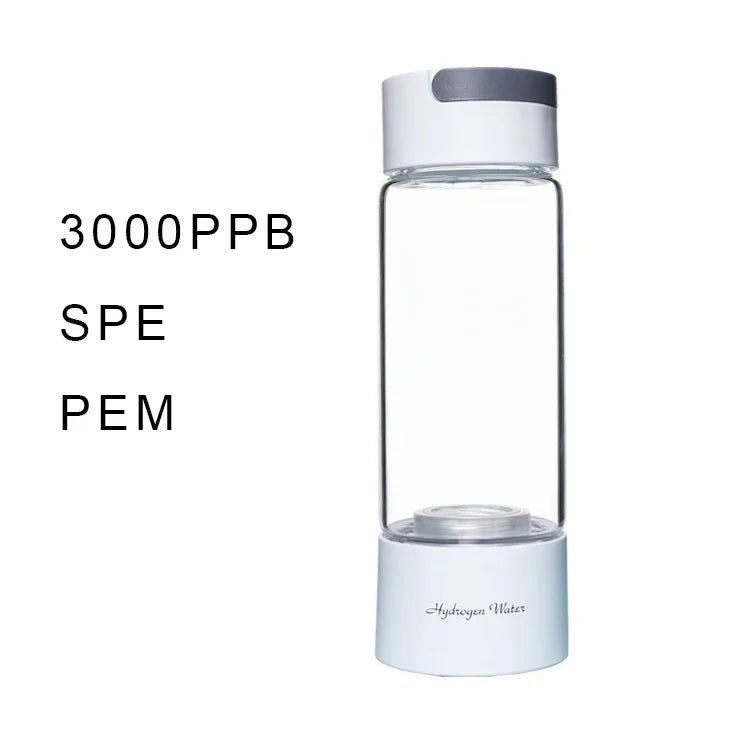 SPE and PEM High concentration of hydrogen Water Generator with 2 work mode and self cleaning mode 3000ppb